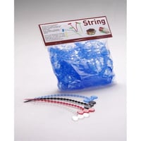 Laccetti in silicone riutilizzabili resistenti al calore blu 50 pezzi