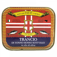 Trancio di Tonno Rosso sott’olio in olio di oliva 330g