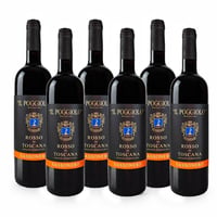Sasso Nero Rosso Toscana IGT - 6 bottiglie - Il Poggiolo
